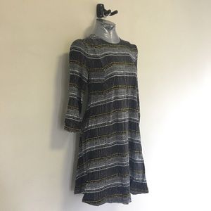 3/4 Sleeve Shift Dress